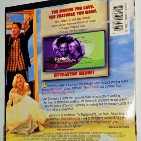 Feeling Minnesota DVD very good NO SKIPS - Picture 3 of 3